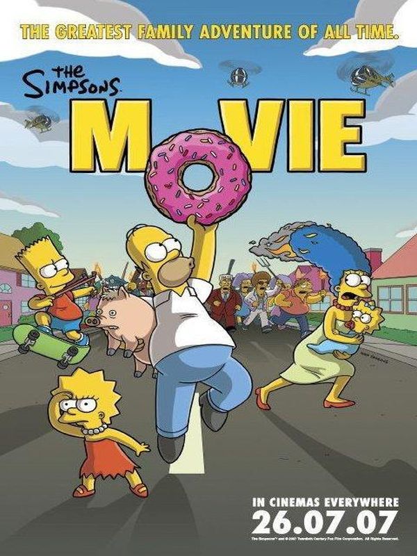 Carátula de The Simpsons Movie