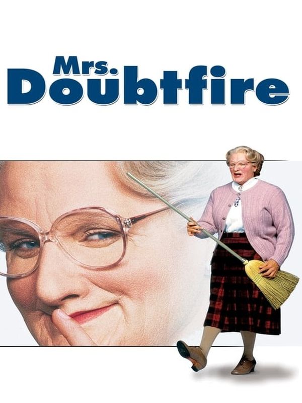Carátula de Señora Doubtfire, papá de por vida
